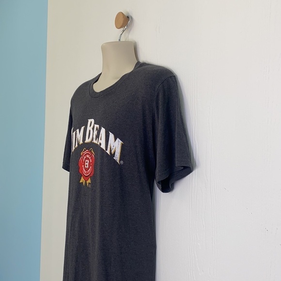 Jim Beam - Vintage Jim Beam Gray Shirt With Jim Beam Logo Size XL - Picture 5 of 8